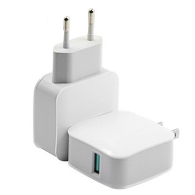 QC3.0 Fast Charging USB Wall Charger 18w Dual USB Charger Adapter