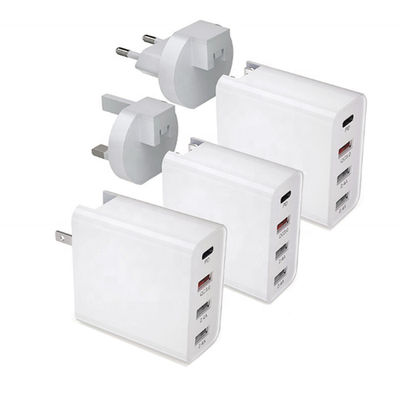 과전압 방지 USB C형 중양자를 포함하는 계의 pH에 상당하는술어 48W 우리 QC 3.0 월 어댑터