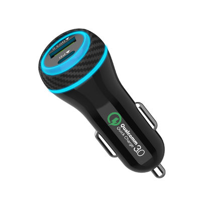 PD QC 3.0 51W USB C USB 휴대전화용 차량용 충전기 어댑터